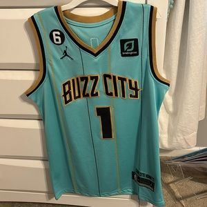 Lonzo Ball Charlotte Hornets NBA Jersey